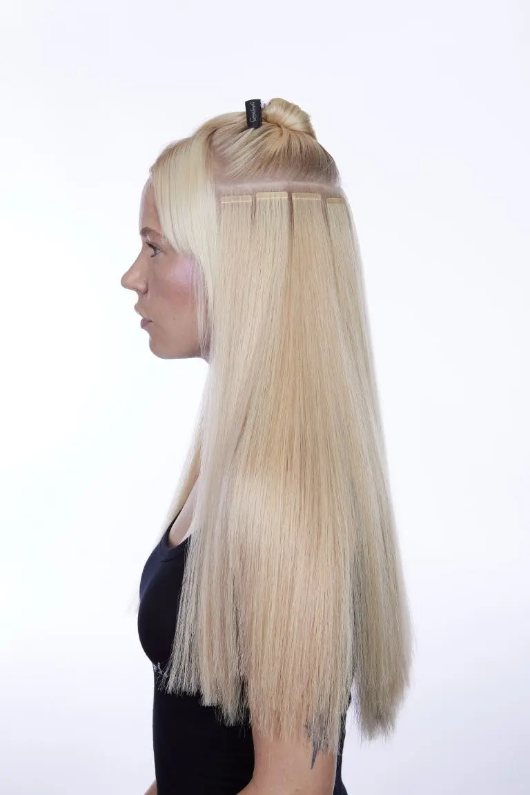 Great Lengths Tape Extensions Technik - GL Tapes Anwendung und Methode Wien